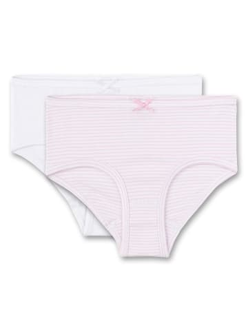 S. Oliver Slip 2er Pack in Rosa gestreift/Weiß