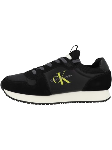 Calvin Klein Sneaker low Jeans Runner Sock Laceup in schwarz