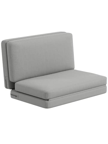 HOMCOM Bodensofa-275L x 120B x 10H cm-Hellgrau
