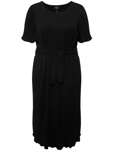Ulla Popken Midikleid in schwarz