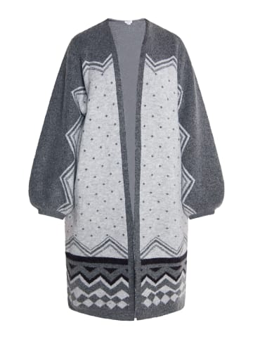 usha FESTIVAL Damen Cardigan in Grau Mehrfarbig