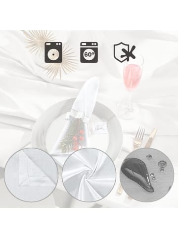 Erwin Müller Serviette 2er-Pack Madrid in weiß