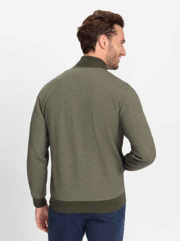 WITT WEIDEN Sweatjacke in khaki-meliert