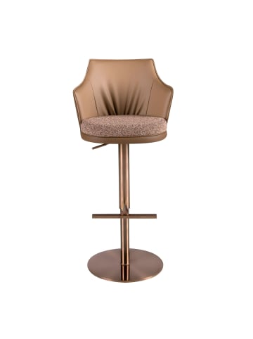 Angel Cerdá Drehbarer Hocker 4226 in Braun / Rosa – (B)57 x (H)87 x (T)54 cm