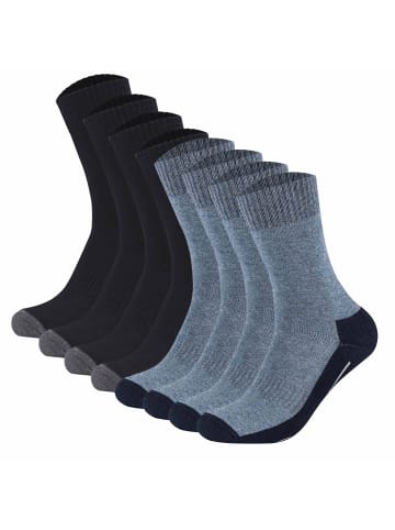 camano Socken 8er Pack in Schwarz/Blau