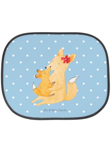 Mr. & Mrs. Panda Sonnenschutz Fürs Auto Fuchs Mama ohne Spruch in Blau Pastell
