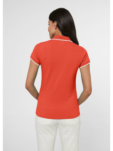 MADELEINE Klassisches Poloshirt in blutorange