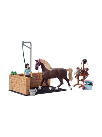 Schleich Spielfigur Horse Club Waschplatz mit Emily & Luna, 5-12 Jahre