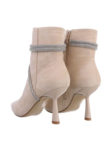 Ital-Design Stiefelette in Beige