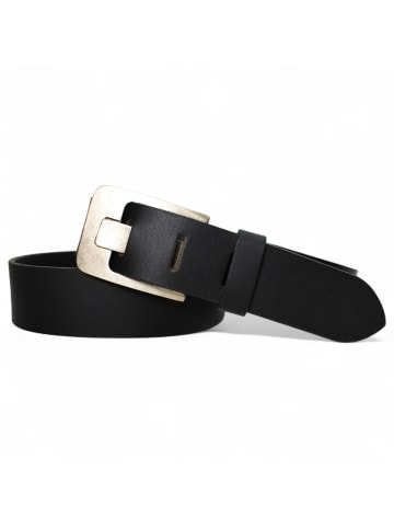 FRONHOFER Ledergürtel Breitdorn in Schwarz