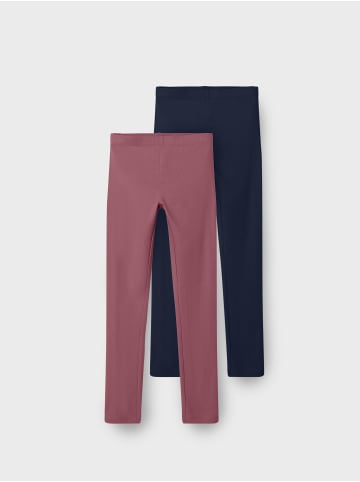 name it 2er-Pack Leggings in Deco Rose