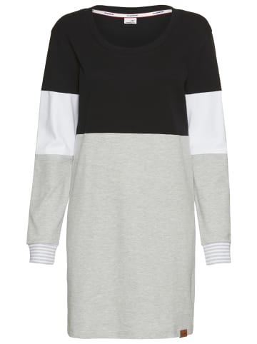 Kangaroos Sweatkleid in schwarz-grau