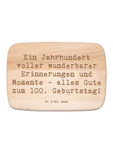 Mr. & Mrs. Panda Holzbrett Spruch 100. Geburtstag Erinnerungen m... in Transparent