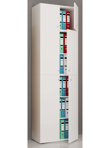 ebuy24 Büroschrank LonaXXL 1 Weiß 70 x 39 cm