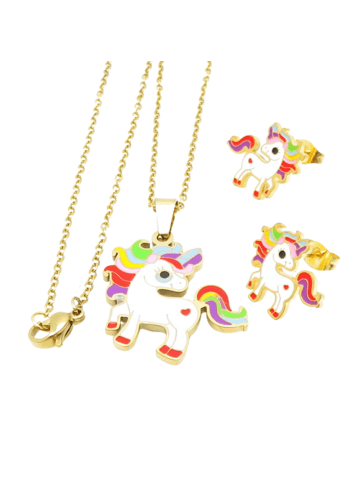 Bungsa Schmuckset in Gold