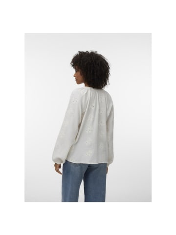Vero Moda Langarmbluse in Snow White