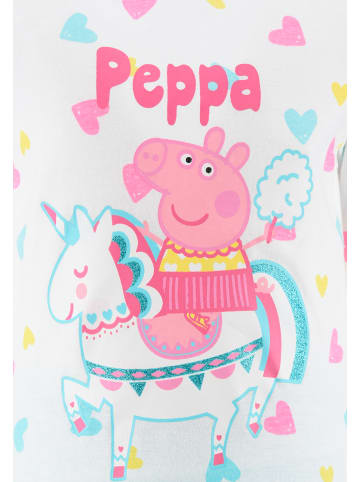 Peppa Pig Kinder Schlafanzug Langarmshirt + Schlafhose in Türkis