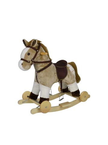 Chipolino Schaukelpferd Sound Räder in braun