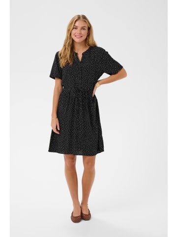 Cream Kleid CRTiah Feminine in Pitch Black Dot