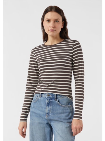 comma T-Shirt in 89G0_dunkelbraun