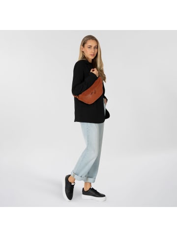 Greenburry Colombiana Umhängetasche Leder 39 cm in nougat