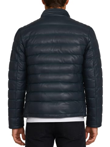 Reichstadt Herren Regular Fit Jacke Echtleder in Navy
