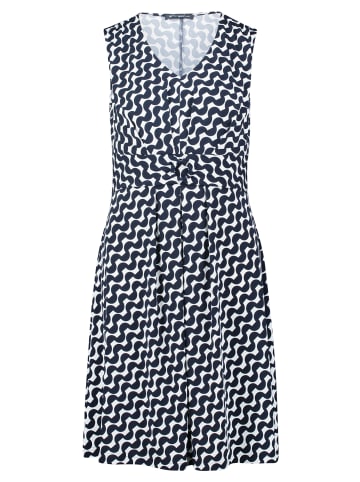 Betty Barclay Shirtkleid ohne Arm in Dunkelblau/Weiß