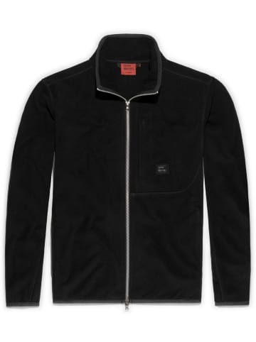 Vintage Industries Fleecejacke/Fleecepullover in Schwarz