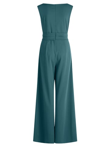 Vera Mont Jumpsuit mit weitem Bein in Dark Emerald