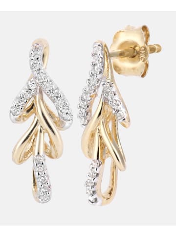 Diamant L'éternel Ohrringe aus 375 Gelbgold mit Diamant