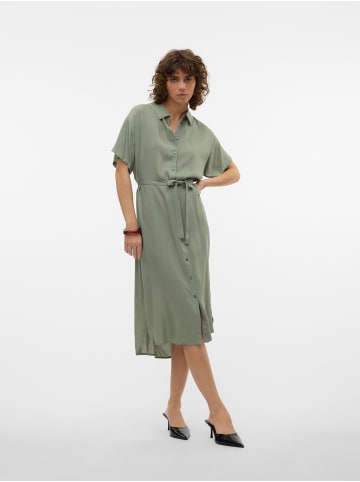 Vero Moda Hemdblusenkleid in Hedge Green