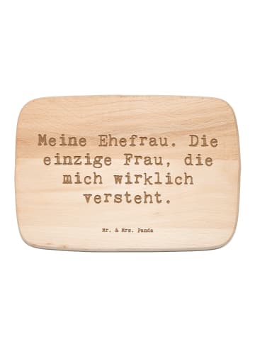 Mr. & Mrs. Panda Holzschneidebrett Spruch Ehefrau Verständnis mi... in Transparent