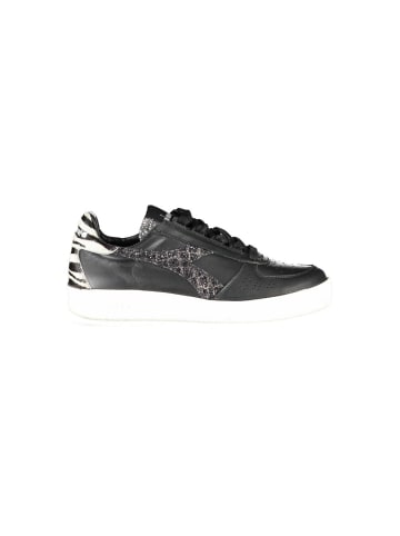 Diadora Schwarze Leder-Sneaker