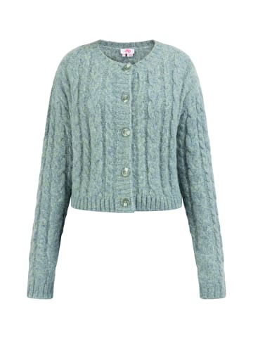 myMo Cardigan in Blau Mint Melange