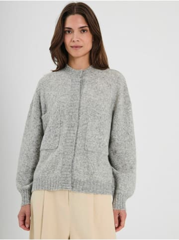 Norr Pullover Halli knit in Light grey melange