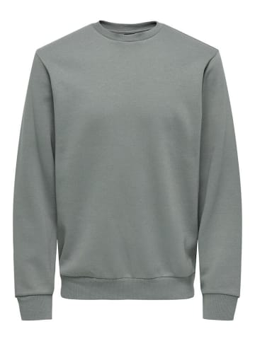 Only&Sons Sweatshirt in dunkelgrau