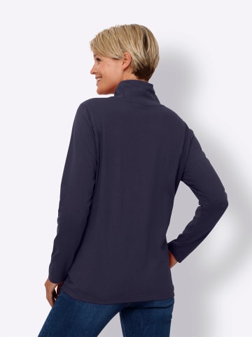 Sieh an! Langarm-Shirt in marine