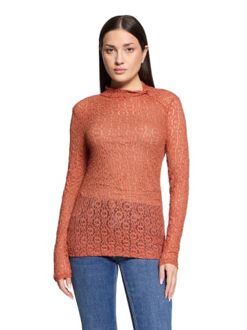 CARTOON Langarm-Shirt mit Kragen in terra cotta