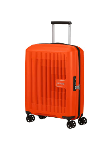 American Tourister Aerostep - 4-Rollen-Kabinentrolley 55 cm erw. in bright orange