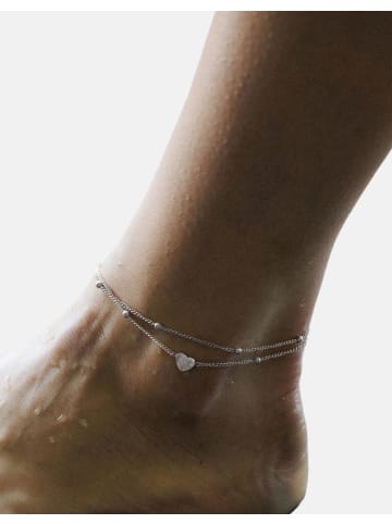 GOOD.designs Fußkette in Silber