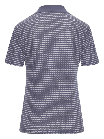 Vivance Poloshirt in blau-creme