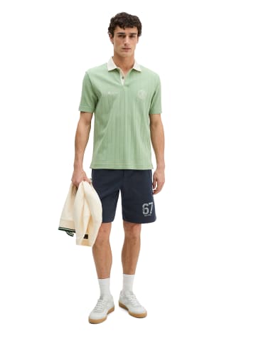 Marc O'Polo MOP Club '67  Football Tricot Polo, Rib in Water Cress