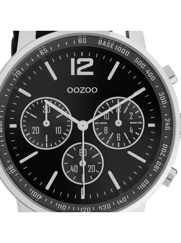 Oozoo Armbanduhr Oozoo Timepieces schwarz groß (ca. 42mm)