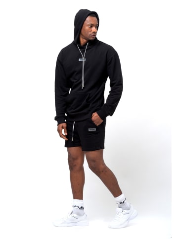 Tom Barron Freizeitanzug MENS OVERSIZE SPORT SHORTS AND SWEATSHIRT in MILKY BLACK