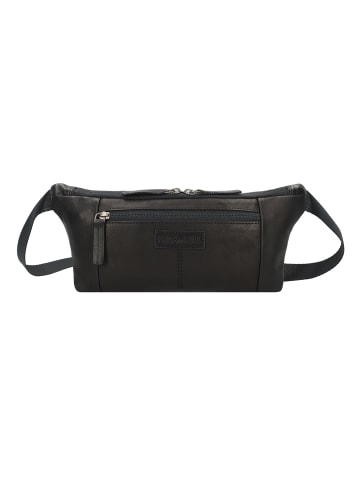 Pride and Soul Street Gürteltasche Leder 33 cm in schwarz