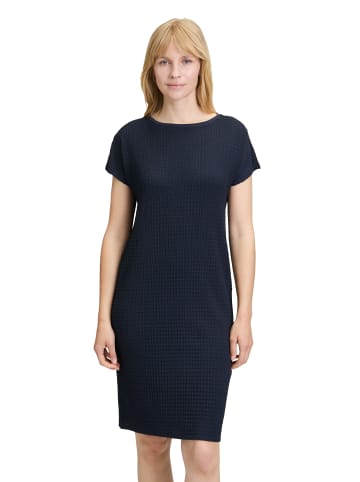 Betty Barclay Plisseekleid kurzarm in dunkelblau