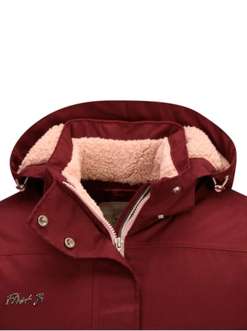 First B Funktionsparka "Afke", Übergangsjacke, Winterjacke in bordeaux