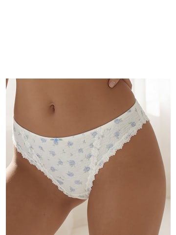 Vivance by Lascana String in weiß-hellblau