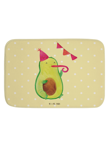 Mr. & Mrs. Panda Badvorleger Avocado Geburtstag ohne Spruch in Gelb Pastell