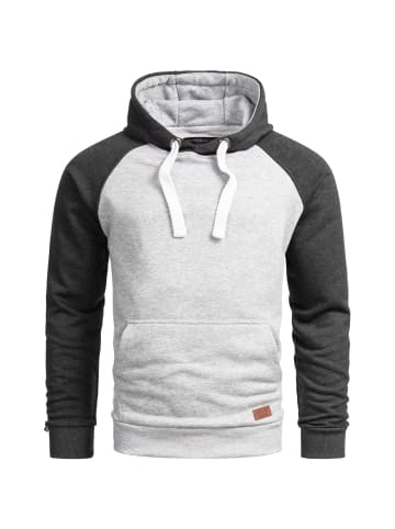 Alessandro Salvarini Hoodie Alessandro Salvarini Herren Sweatjacke AS297 in Hellgrau